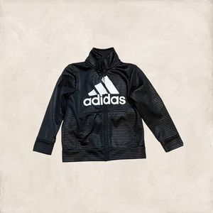Adidas Black Zip Front Jacket sz 3T